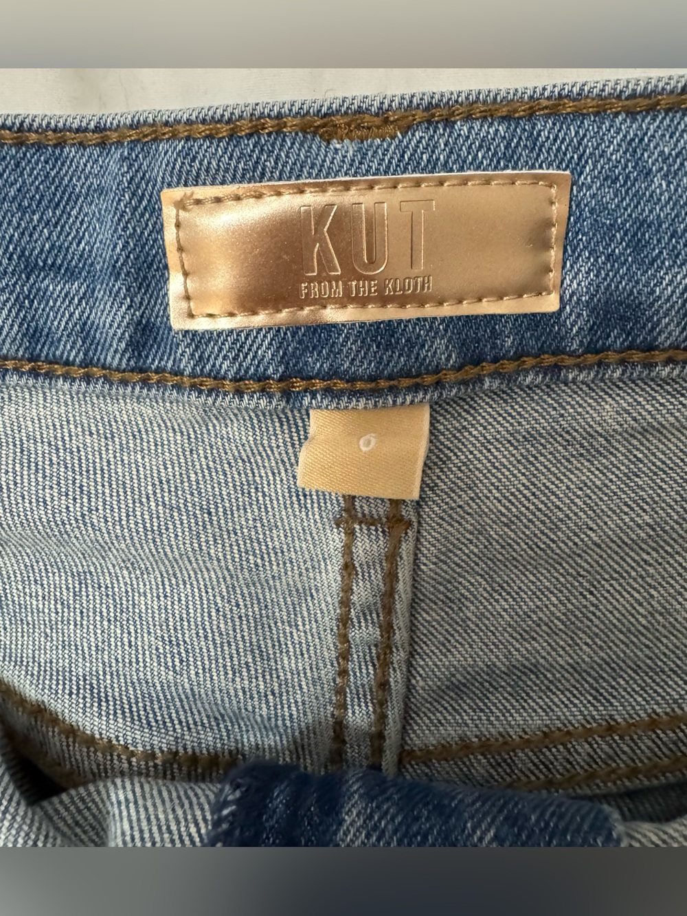 EUC Kut From The Kloth Women's Holly Blue Skirt Size 6 - Picture 3 of 6